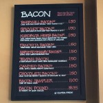 Bacon Menu