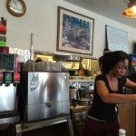 Our Waitress Working the Counter